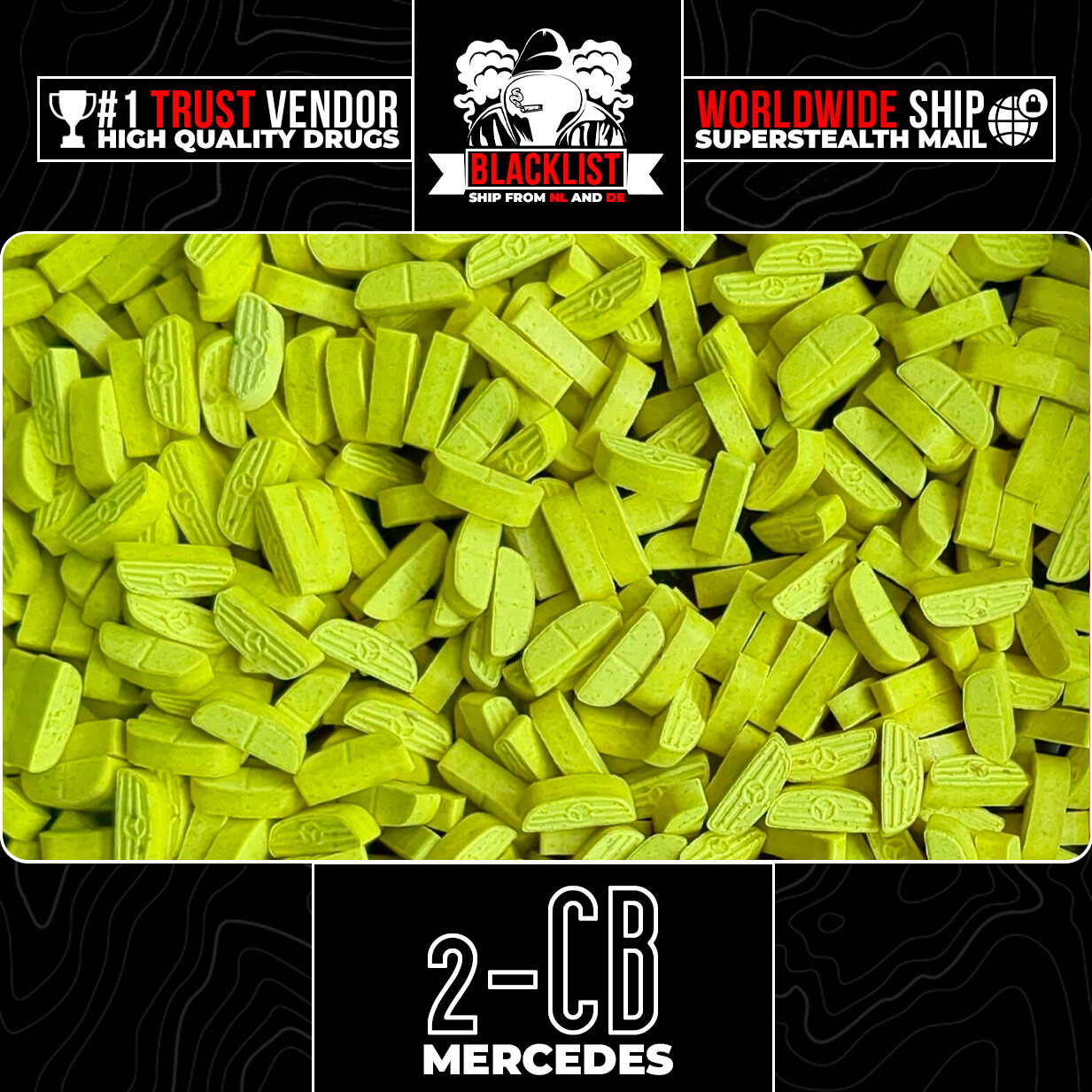 10x 20000x mercedes 20mg 2c b te🅰️m bl🅰️cklist 2C-B